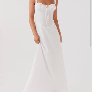 Peppermayo White Maxi Dress